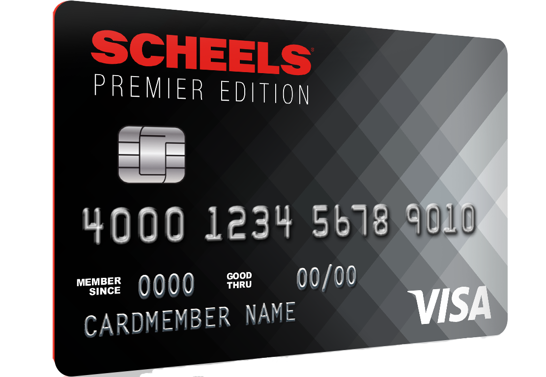 As A Scheels Premier Edition Visa Cardmember You Now Earn